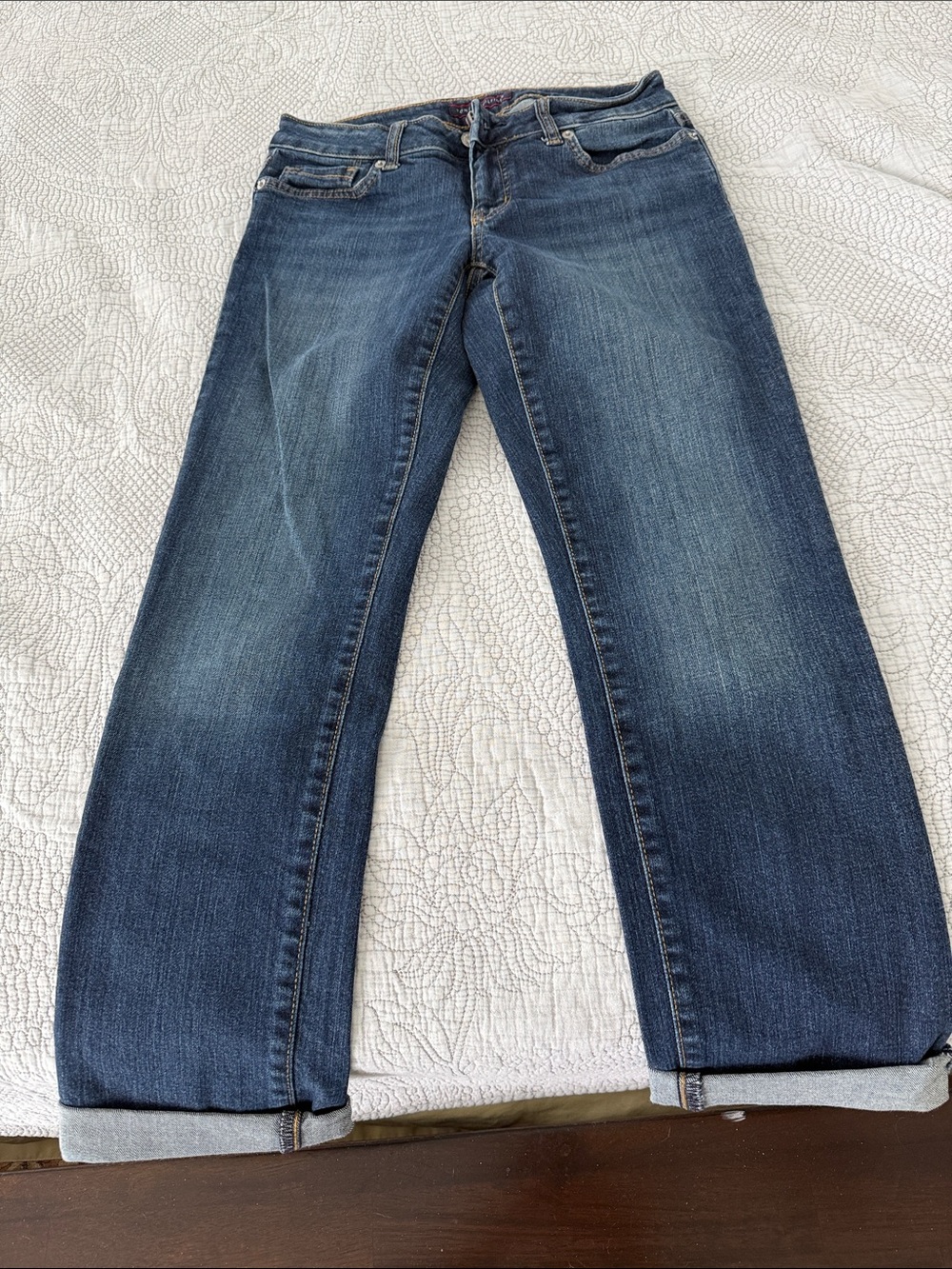 Tommy Hilfiger Women's Medium Blue Boyfriend Jeans